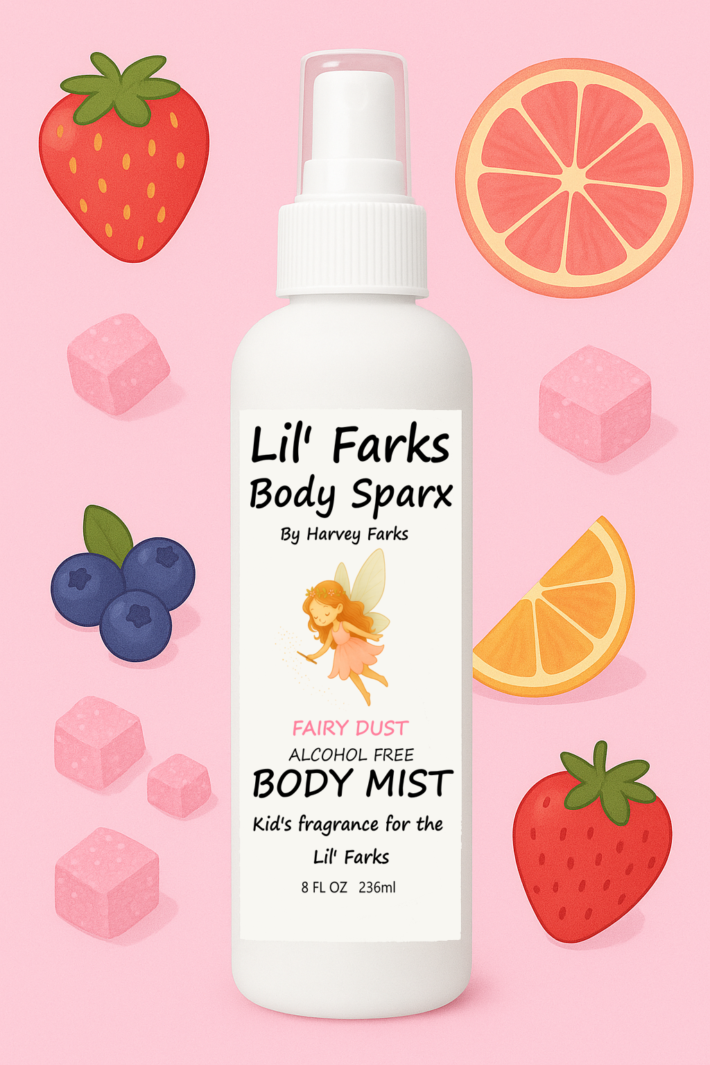 Body Sparx Lil' Farks Body Mist Fragrance