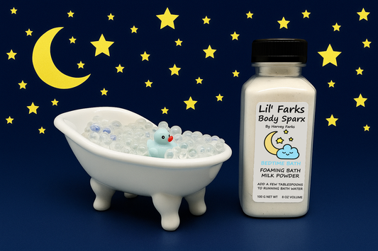 Body Sparx Lil' Farks Foaming Bath Milk Powder